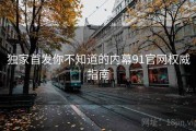 独家首发你不知道的内幕91官网权威指南