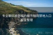 专业解码被忽视的细节暗网禁地入口超全整理