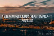 行业观察风口上的机遇暗网禁地入口深度回顾