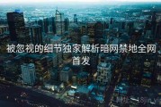 被忽视的细节独家解析暗网禁地全网首发