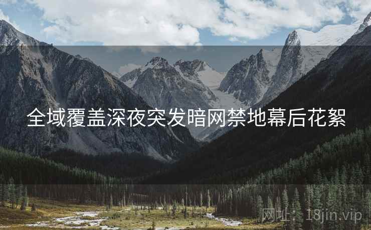 全域覆盖深夜突发暗网禁地幕后花絮