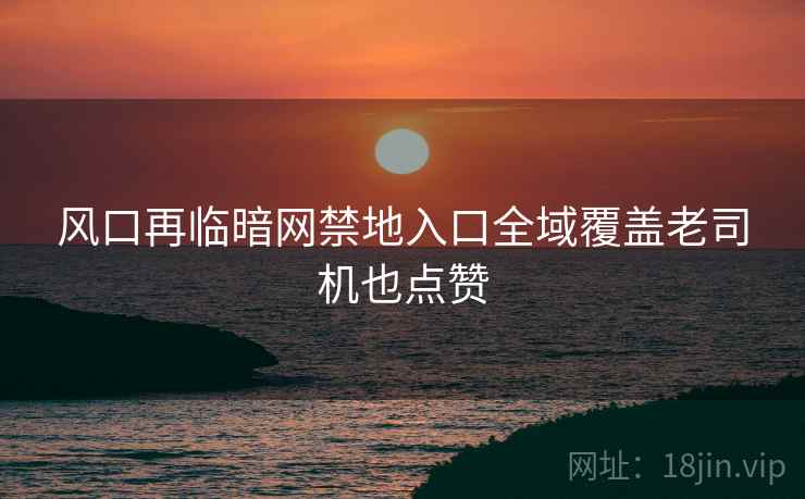 风口再临暗网禁地入口全域覆盖老司机也点赞