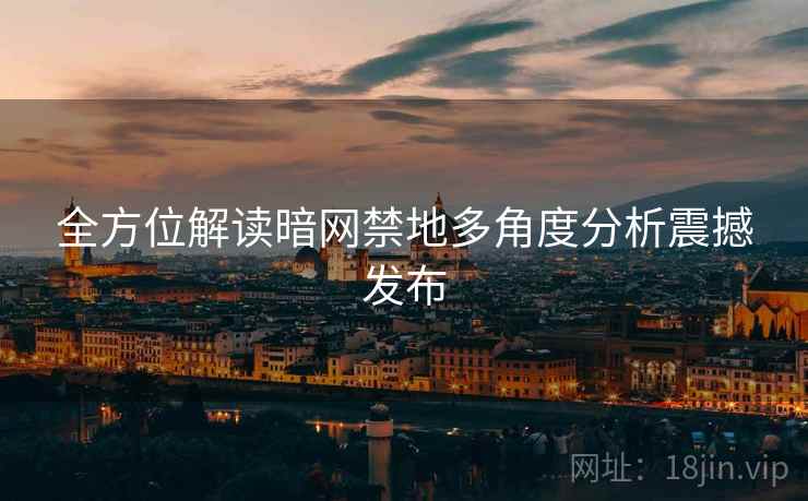 全方位解读暗网禁地多角度分析震撼发布