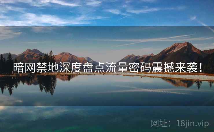 暗网禁地深度盘点流量密码震撼来袭！