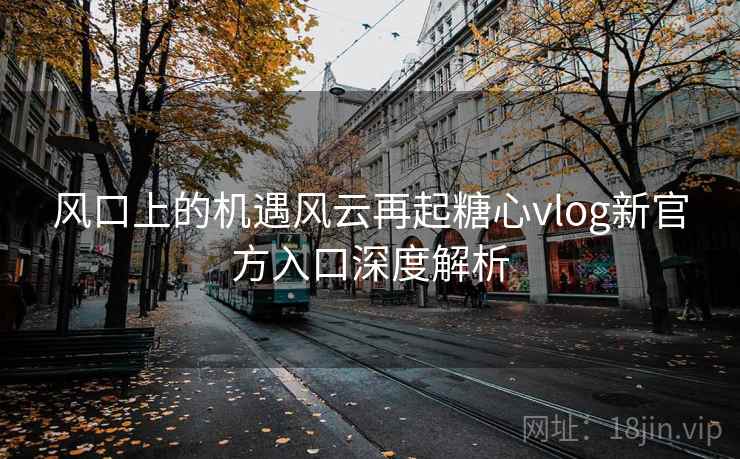 风口上的机遇风云再起糖心vlog新官方入口深度解析